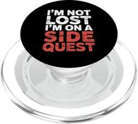 I'm Not Lost I'm On A Side Quest Gamer Nerd Joke |- PopSockets PopGrip per MagSafe