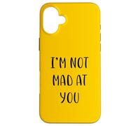 I'm not mad at you Idea divertente White Lie Party Custodia per iPhone 16 Plus