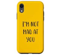 I'm not mad at you Idea divertente White Lie Party Custodia per iPhone XR