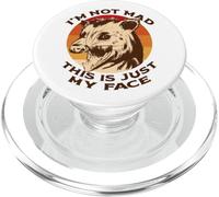 I'm not mad this is just my face divertente opossum urlo meme PopSockets PopGrip per MagSafe