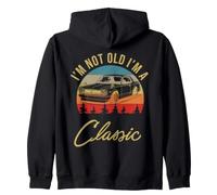 I'm Not Old I'm A Classic Old Car Retro Sunset Sun Vintage Felpa con Cappuccio