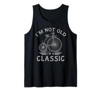 I'm Not Old I'm a Classic Penny Farthing Bicycle Fathers Day Canotta