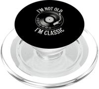 I'm Not Old I'm Classic Giradischi Vinile Disco Musica Divertente PopSockets PopGrip per MagSafe