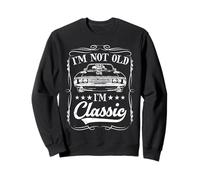 I'm not old I'm classic Vintage Muscle Car Funny Old Men Felpa