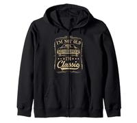 I'm not old I'm classic Vintage Muscle Car Funny Old Men Felpa con Cappuccio