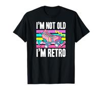 I'm Not Old I'm Retro 90s Style Roller Skating Theme Maglietta