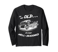 I'm Not Old I'm Well-Seasoned Vintage Divertente Invecchiamento Retro Maglia a Manica