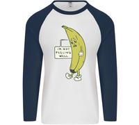 I'M Not Peeling Bene Divertente Ill Banana Uomo L/S Baseball T-Shirt