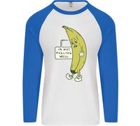 I'M Not Peeling Bene Divertente Ill Banana Uomo L/S Baseball T-Shirt