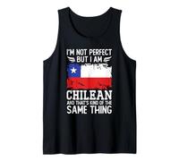 I'm Not Perfect but I'm Chilean Chile Flag Canotta