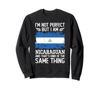 I'm Not Perfect but I'm Nicaraguan Nicaragua Flag Felpa