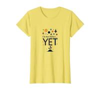 Im Not Perfect Yet The Power of Yet Citazione Motivazionale Maglietta, Donna, Limone, 3XL