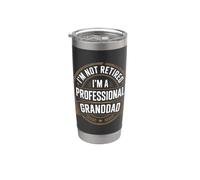 I'm Not Retired I'm A Professional Granddad Bicchiere termico in acciaio inox doppia parete