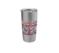 I'm Not Rude I'm Just British Humor UK Pride Bicchiere termico in acciaio inox doppia parete