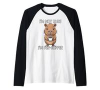 I'm Not Rude I'm Pre-Coffee Maglia con Maniche Raglan