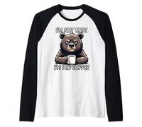 I'm Not Rude I'm Pre-Coffee Maglia con Maniche Raglan