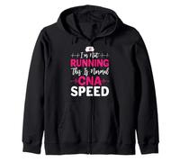 I'm Not Running This Is Normal CNA Speed Funny Nursing Citazione Felpa con Cappuccio