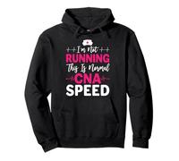I'm Not Running This Is Normal CNA Speed Funny Nursing Citazione Felpa con Cappuccio