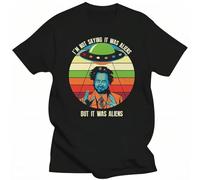 I'm Not Saying It Was Aliens But It Was Aliens Ancient Alien Black T-Shirt S-4XL Round Neck Tee Shirt