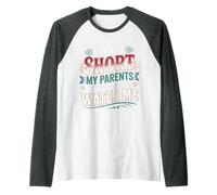 I'm Not Short My Parents Just Forgot To Water Me - Maglia con Maniche Raglan