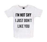 I'M Not Shy i Just Don'T come Te - Bambino T-Shirt / Body - Divertente Grezzo
