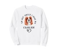 I'm Not Single I Have My Cavalier Cane Detto Felpa