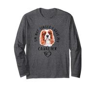 I'm Not Single I Have My Cavalier Cane Detto Maglia a Manica