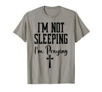 I'm Not Sleeping I'm Praying Pastor Appreciation Christian Maglietta