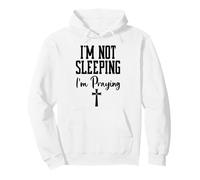 Im Not Sleeping Im Praying Shh Pastor Appreciation Christian Felpa con Cappuccio