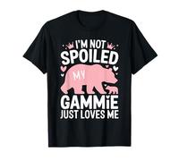 I'm Not Spoiled Baby Bear My Gammie Just Loves Me Team Girls Maglietta