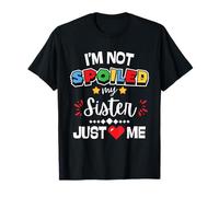 I'm Not Spoiled My Sister Just Loves Me Video Game Team Kids Maglietta