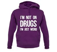 I'M Not Su Farmaci,I'M Just Weird - Felpa con Cappuccio / - Unico - Quircky -