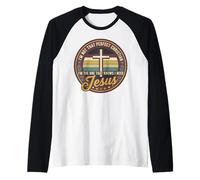 I'm Not That Perfect Christian I Need Jesus Retro Cross Maglia con Maniche Raglan
