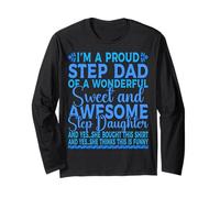 I'm Not The Step Dad, I'm The Dad That Steppped Funny Stepdad Maglia a Manica