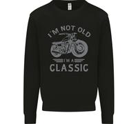 I'M Not Vecchio I'M un Classico Motociclista Bambini Felpa Maglione