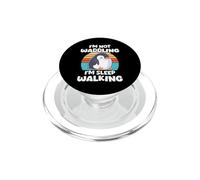 I'm Not Waddling I'm Sleep Walking Funny Sleeping Pinguin PopSockets PopGrip per MagSafe