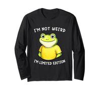 I'm Not Weird I'm Limited Edition Funny Silly Frog Meme Maglia a Manica