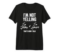 I'm Not Yelling, I'm Fasting & I'm Hangry - That's How I Maglietta Premium