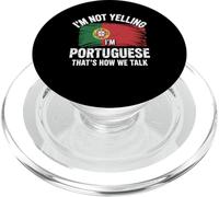 I'm Not Yelling I'm Portuguese That's How We Talk PopSockets PopGrip per MagSafe
