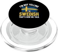 I'm Not Yelling I'm Swedish That's How We Talk PopSockets PopGrip per MagSafe