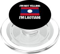 I'm Not Yelling Laotian Bandiera Paese Laos PopSockets PopGrip per MagSafe