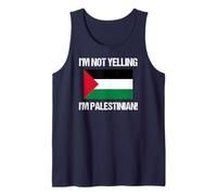 I'm Not Yelling Palestinese Paese Bandiera Palestina Canotta