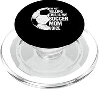 I'm Not Yelling This is My Soccer Mom Voice Divertente Calcio Mamma PopSockets PopGrip per MagSafe