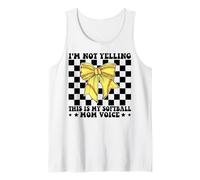 I'm Not Yelling This Is My Softball Mom Voice Festa della mamma Canotta