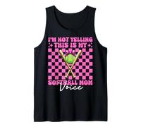 I'm Not Yelling This Is My Softball Mom Voice Festa della mamma Canotta
