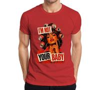 I'm Not Your Baby Rockabilly Pin-up Statement - Maglietta da uomo, Colore