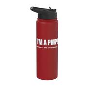 I'm Now A PMP! Rispetta i processi Project Manager Regalo Stainless Steel Insulated Water Bottle