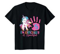 I'm Officially A Handful 5th Birthday - Divertente compleanno con unicorno Maglietta