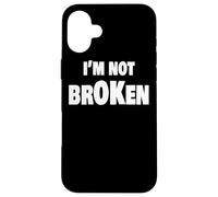 I'm Ok Broken Grief Keepsake Invisible Illness I'm Not Ok Custodia per iPhone 16 Plus