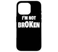 I'm Ok Broken Grief Keepsake Invisible Illness I'm Not Ok Custodia per iPhone 16 Pro